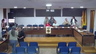Ple de l'Ajuntament de Corbera de Llobregat.  30 de setembre de 2025