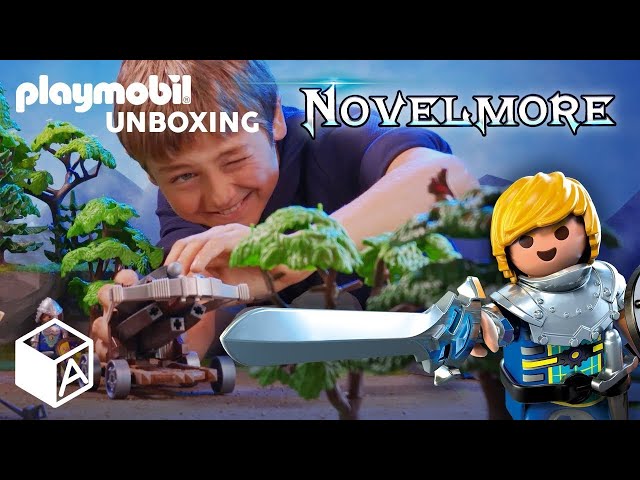 Vídeo relacionado con PLAYMOBIL Novelmore 71645 Guardia Acorazado, Incluyendo Dos Caballeros, un Caballo y valiosa Armadura, Juguetes llenos de acción para niños y niñas a Partir de 4 años