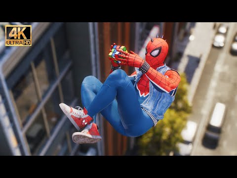 Spider-Punk Suit - Marvel’s Spider-Man 2 PS5 Pro Free Roam Gameplay (4K60FPS)
