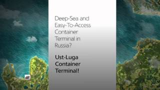 preview picture of video 'New Container Terminal in Russia. Ust-Luga Container Terminal (ULCT)'