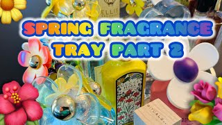 SPRING PERFUME TRAY PART 2 #fragrancefriday #perfume #spring #springscents #marcjacobsbeauty