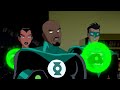 Green Lantern John Stewart DCAU Powers And Fight Scenes Justice League Unlimited