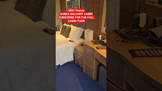 MSC Cruise Cabin Tour That Surprised Me #msccruises #travel #cabintour