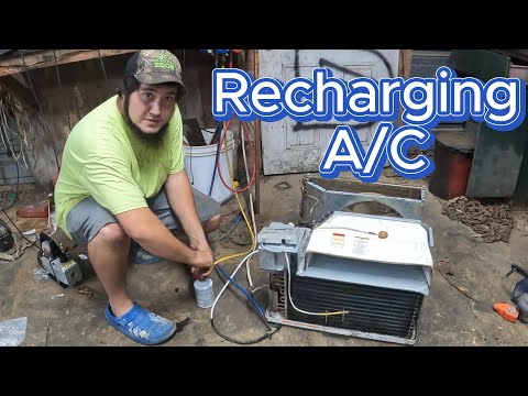 DIY Recharging a Window A/C With R-134A
