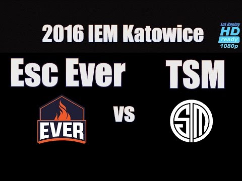 [LOL] Esc Ever vs TSM / IEM Katowice 2016  / Group A - Match 1 / 04.03(Friday)