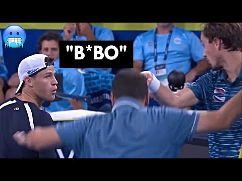 When Tennis Gets PERSONAL ● Medvedev & Schwartzman Heated Titanic Battle