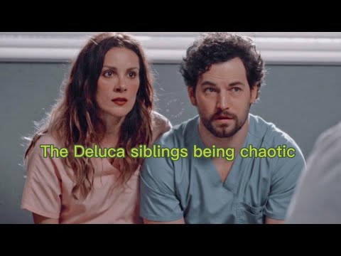 The Deluca siblings being chaotic