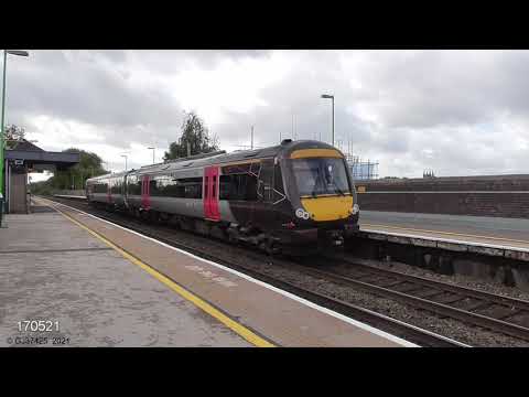 Trains at Tamworth High Level Station: 26/09/19 | Includes 60017 & 66755 TnT 66731