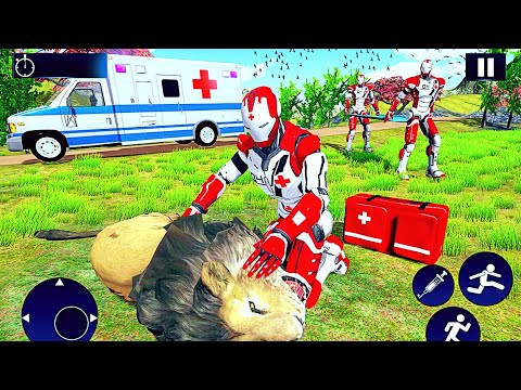 Doctor Robot Emergency Animal Rescue Fighter Game -Best Android Gameplay HD