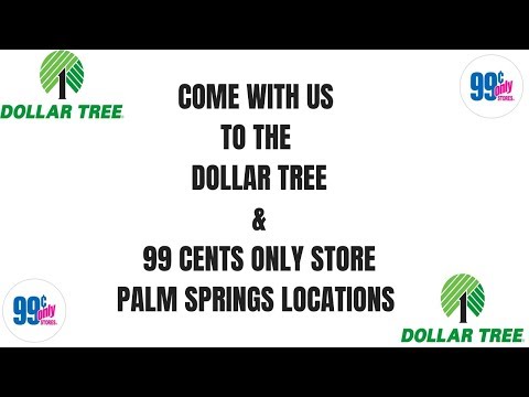 COME WITH ME TO DOLLAR TREE 🌳 & 99 CENTS ONLY STORE PALM SPRINGS CA LOCATIONS 😍TONS OF NEW!! Video