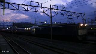 preview picture of video '【夜行列車】迂回カシオペア号【寝台特急】EF64+E26系 Cassiopeia train'