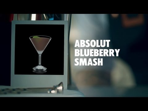 ABSOLUT BLUEBERRY SMASH DRINK RECIPE - HOW TO MIX