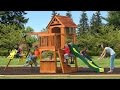 Atlantis Wooden Swing Set Backyard Discovery