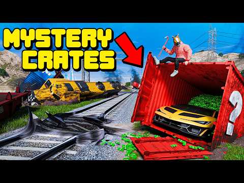 Robbing Mystery Crates From The Train In GTA 5 RP