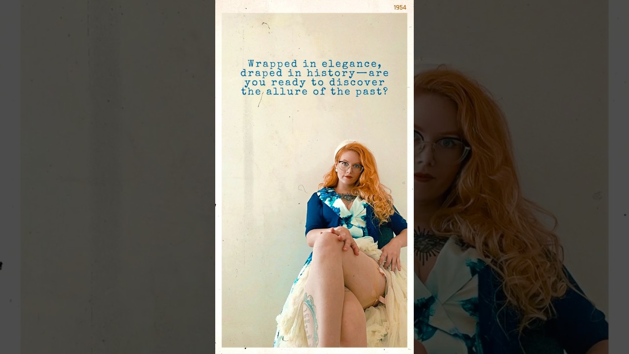 Vintage fashion- Because life’s too short for boring clothes 🩵 #pinupgirl #pinup #vintage #classy