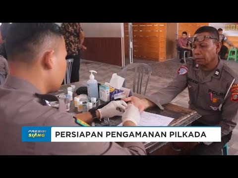 KESIAPAN PENGAMANAN TPS DI SULTENG, 795 PERSONEL JALANI PEMERIKSAAN KESEHATAN