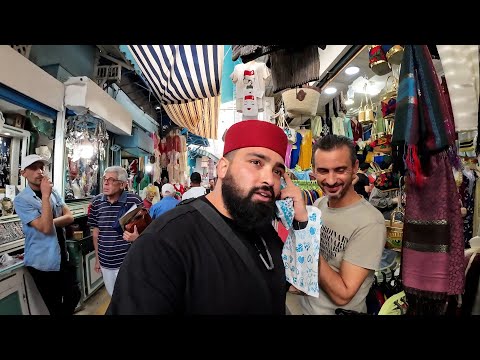 CRAZY MARKET SPREE in Tunisia 🇹🇳 (Tunis Medina)