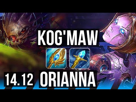 KOG'MAW vs ORIANNA (MID) | 14/1/2, Legendary | EUNE Diamond | 14.12