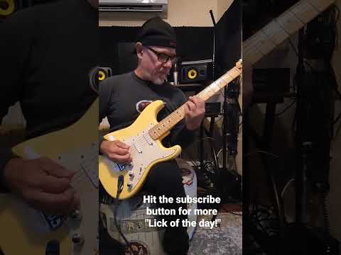 Lick of the day - Melodic run using double stops  - Seymour Duncan Lil 59 split coil - neck position