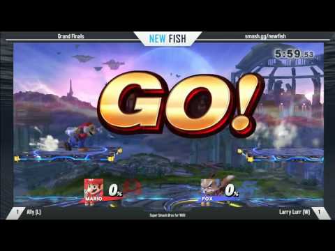 NEW FISH Smash 4 Grand Finals: Ally (Mario) vs. Larry Lurr (Donkey Kong/Fox)