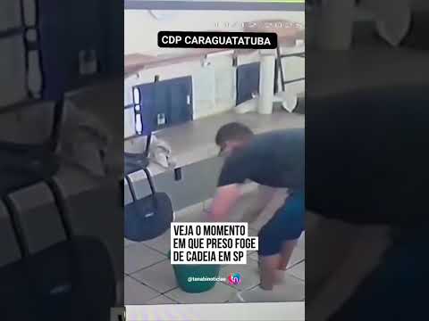 Preso por homicídio foge pelo “jumbo” do CDP de Caraguatatuba