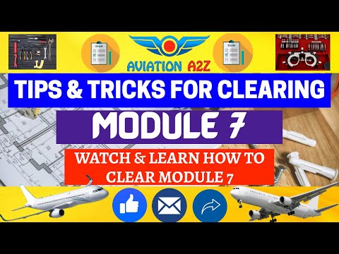 TIPS & TRICKS FOR CLEARING MODULE 7| AVIATIONA2Z ©| #AME #EXAM #MODULE7 #DGCA #EASA