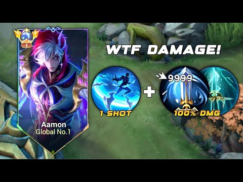 GLOBAL AAMON BEST 1 SHOT BUILD & EMBLEM 2025!! (100% broken)