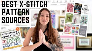 Where to get good cross-stitch patterns from? ♥ My favorite pattern sources! ♥