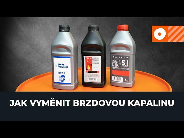 Podívejte se na video průvodce jak vyměnit Brzdova kapalina na VW EOS