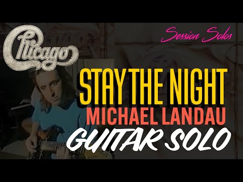 Michael Landau Guitar Solo / Video Demo - Stay The Night (Chicago)