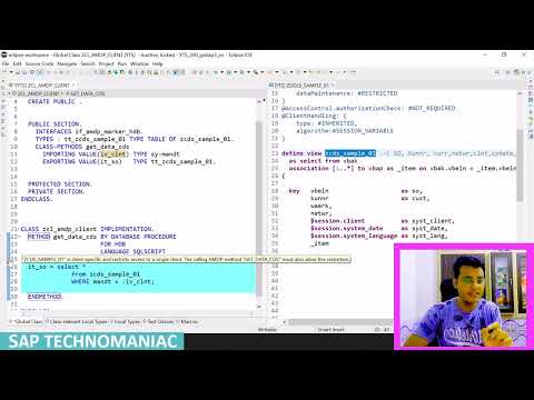 Calling CDS in AMDP Part -3