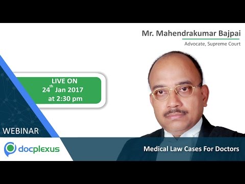 Webinar On MedLegal Cases For Doctors