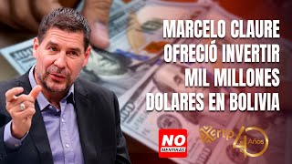 Claure ofreció invertir USD 1.000 millones en Bolivia, según Doria Medina