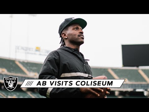 AB visits Coliseum for the first time: "Raider Nation, here we go"