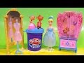 NEW DISNEY Princess Cinderella Fairy Tale Scene Play Set Sparkle Playdoh Plus