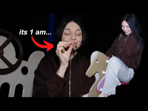 getting faded af at the park at 1am