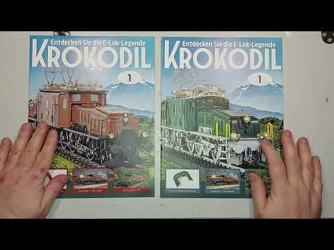 Hachette Crocodile in 1:22.5 scale: Comparison to the 1/4 scale test kit