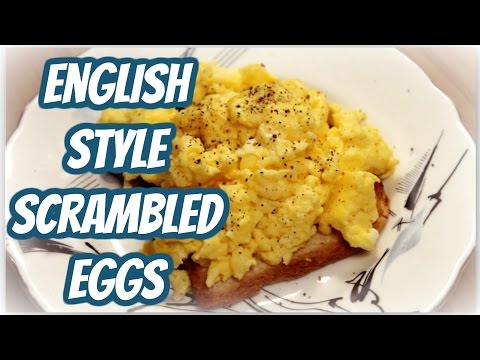 How to make scrambled eggs | English Style | easy and Healthy