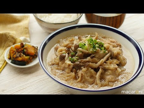 たっぷりおろしポン酢でさっぱり！ 鶏肉と きのこの みぞれ煮 のレシピ 作り方
