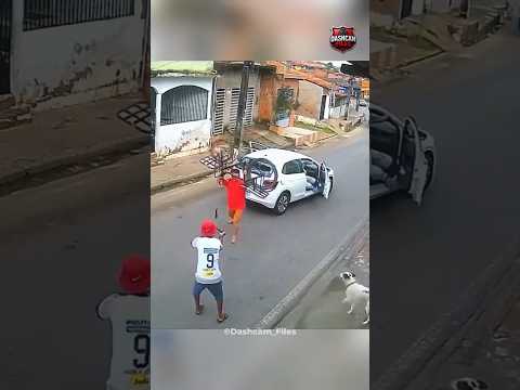 Instant Karma- Road Rager gets Instant Payback in 'Reverse'💀☠️