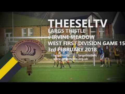 Largs Thistle 0-1 Irvine Meadow, West of Scotland First Division 3rd February 2018