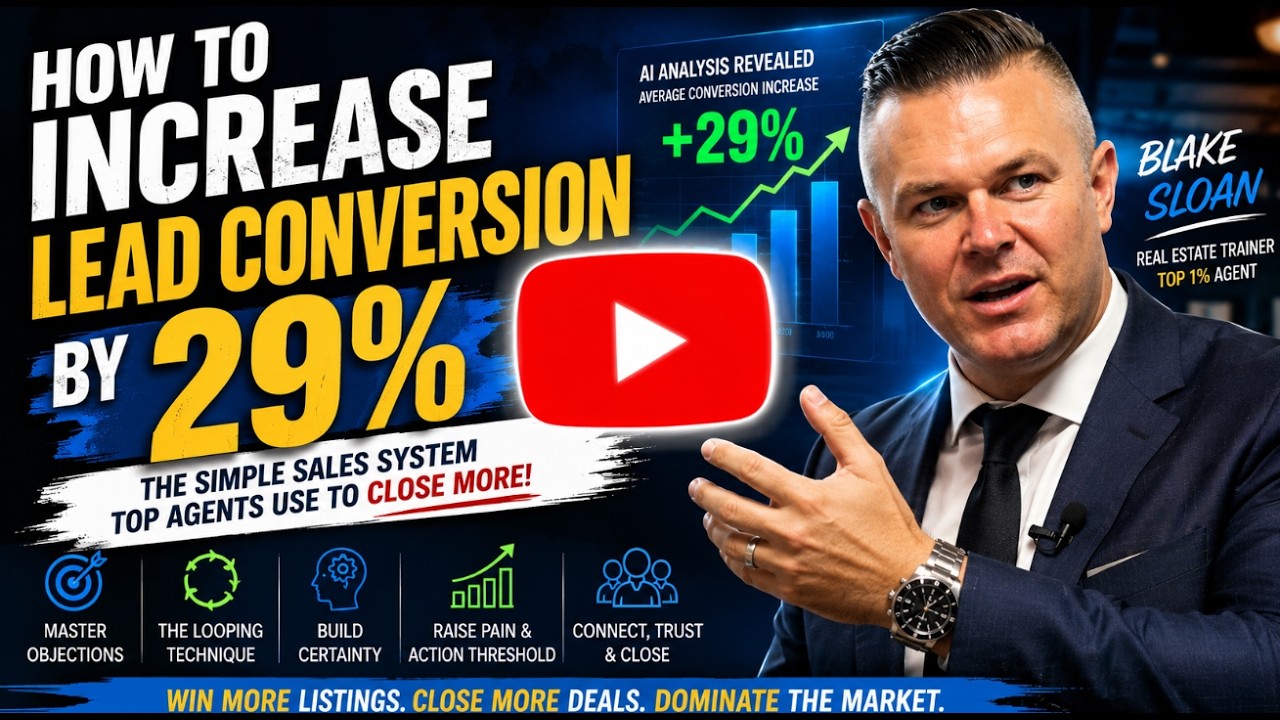 How To Increase Lead Conversion By 29% - Real Estate Training