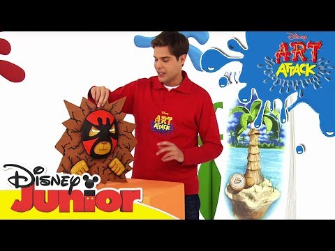 Art Attack Bastelclip #33: Türwrestler | Disney Junior
