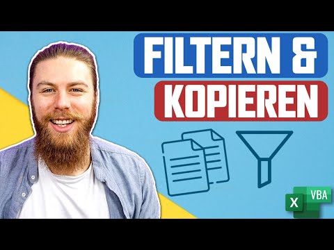Gefilterte Daten in neues Tabellenblatt übertragen | Excel VBA