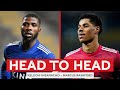 HEAD TO HEAD | Iheanacho v Rashford | Leicester City v Manchester United | Emirates FA Cup 20-21