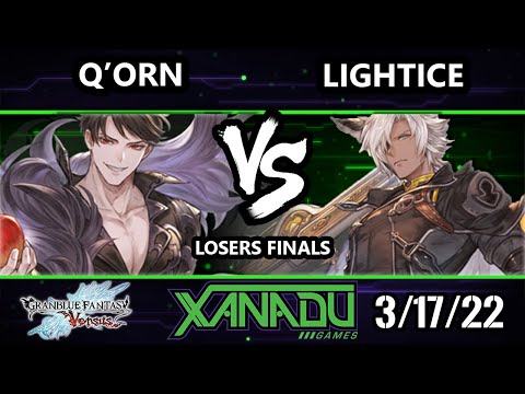 F@X 448 Losers Finals - Q'orn (Belial) Vs. Lightice (Eustace, Zeta) Granblue Fantasy: Versus