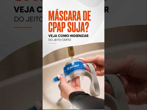 Vídeo da Quallys sobre limpeza e higienização da máscara de CPAP