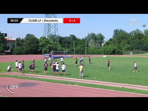 Série A 2017 - CUSB LF vs Discobolo - Demi-finale Open - Ultimate frisbee