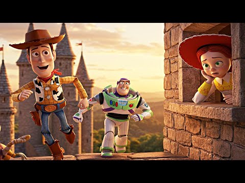 Woody & Buzz to Rescue Jessie from Pink Dragon , Toy Story Song !