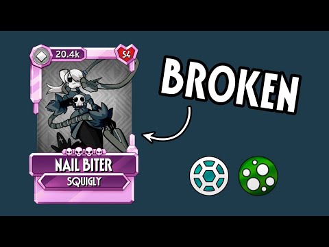 NAIL BITER Squigly showcase, skullgirls mobile 7.6.2